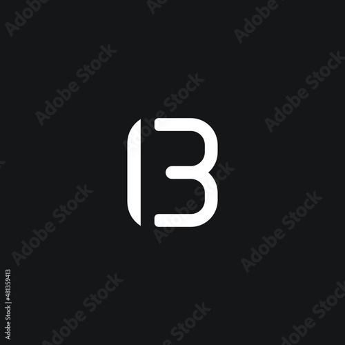 B Typography Letter Logo