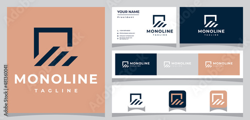 Set of data logo designs  initial abstract M   E finance  icons for business or branding.