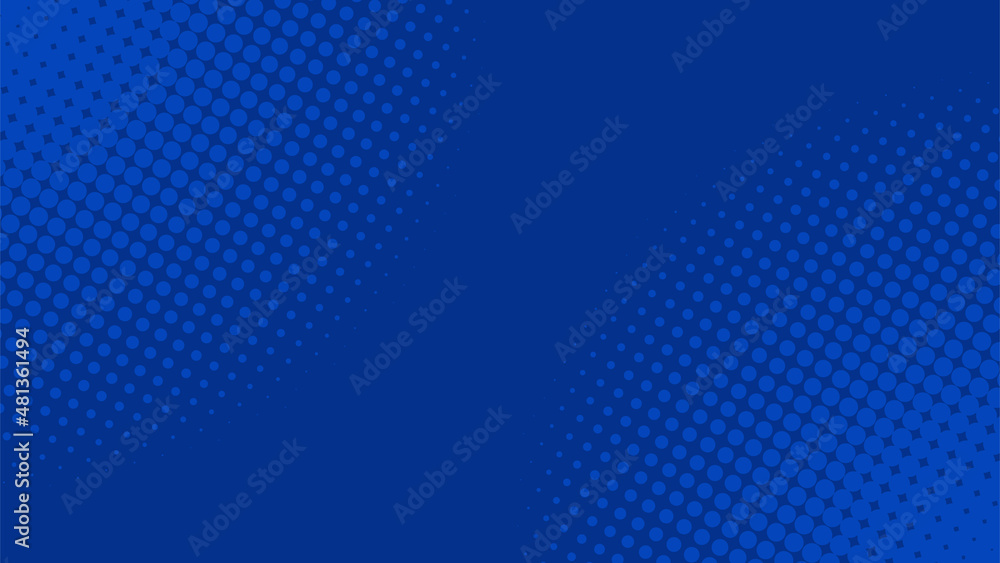 Fototapeta premium blue comic background. Vector illustration