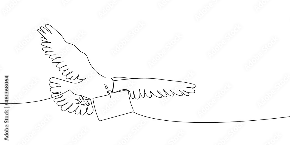 Dove with letter continuous line drawing. One line art of romance, love, feelings, mail, delivery, bird, loyalty. Dove with letter continuous line drawing. One line art of romance, love, feelings, mail, delivery, bird, loyalty.