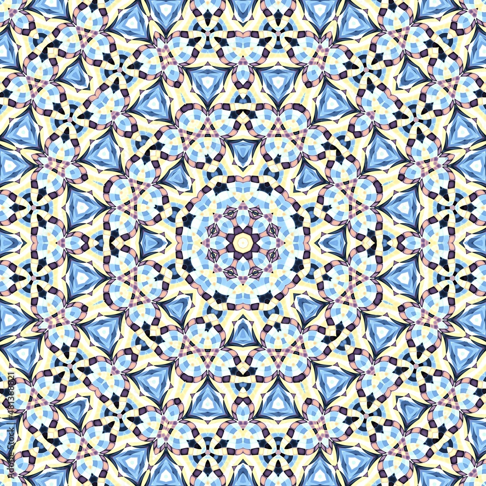Abstract fractal pattern. Abstract fractal pattern.