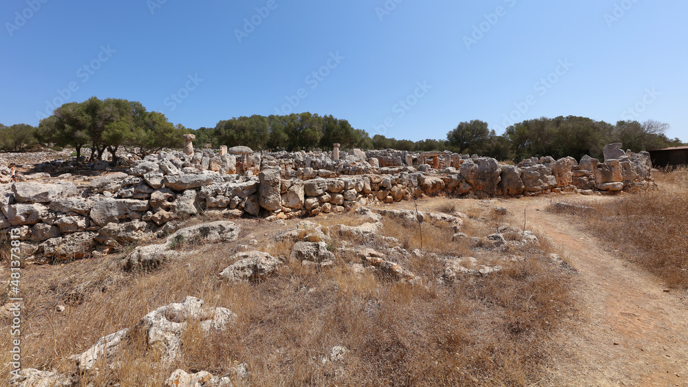 Poblado Talayótico de Torre d'en Galmés, Alaior, Menorca, Islas Baleares, España.