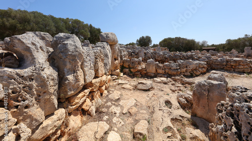 Poblado Talayótico de Torre d'en Galmés, Alaior, Menorca, Islas Baleares, España.