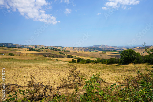 Landscape in Campobasso province, Molise, Italy photo