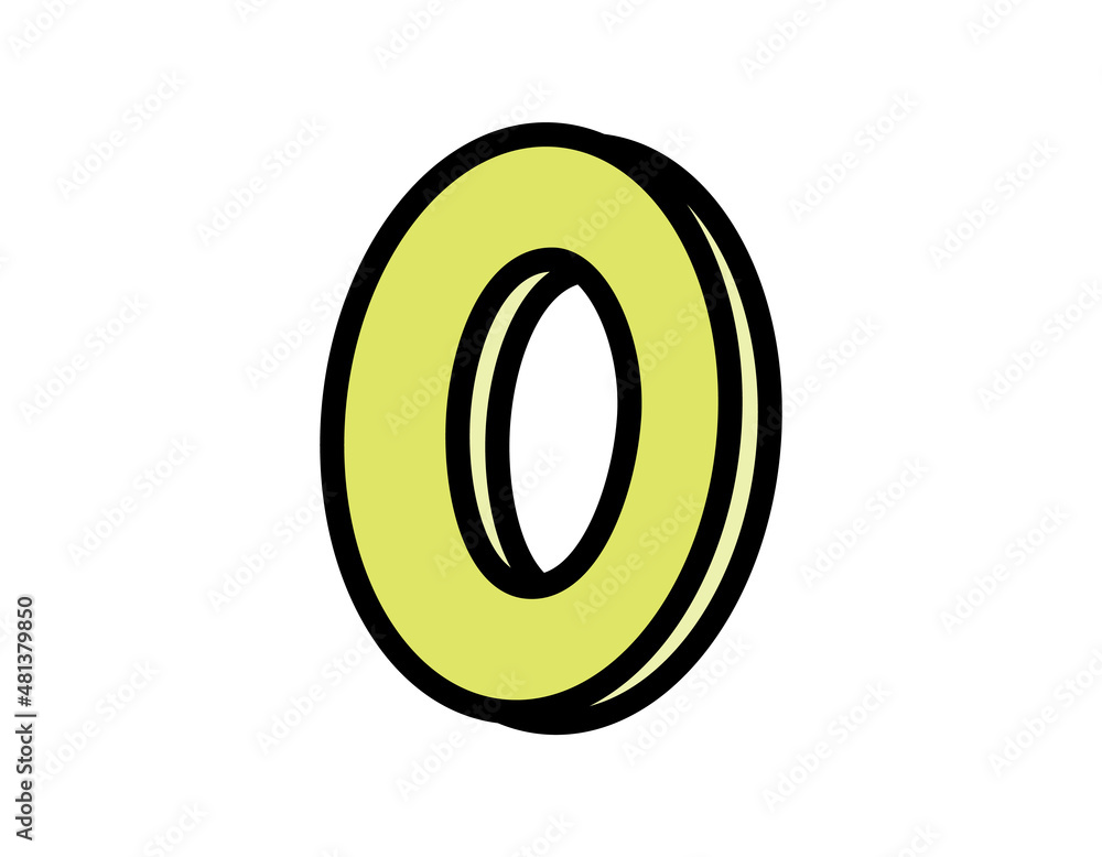 数字のイラスト 手書き ベクターイラスト 0 数字のイラスト 手書き ベクターイラスト 0