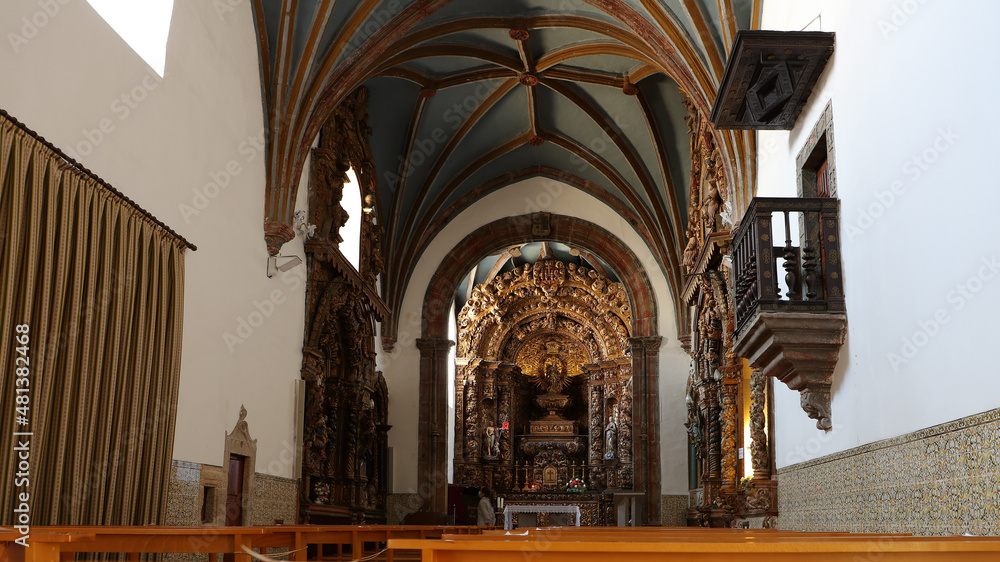 Obraz premium Catedral del Santo Nombre de Jesús, Iglesia de San Juan Bautista, Braganza, Portugal