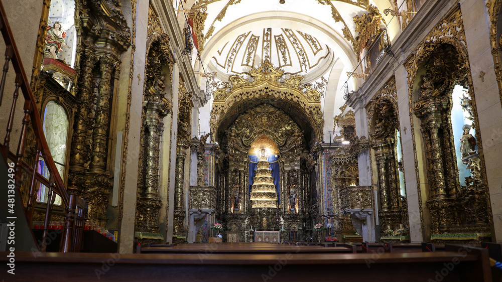 Iglesia de las Carmelitas, Oporto, Portugal