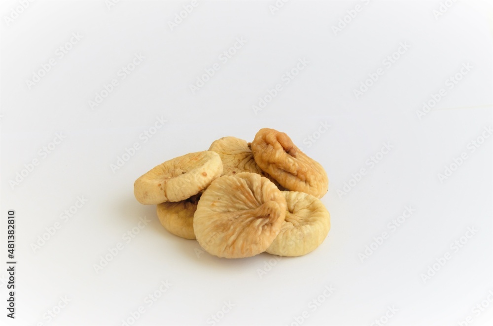 fig dried fruit on white background, isolate, minimalism fig dried fruit on white background, isolate, minimalism