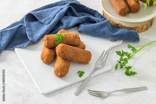 Meat croquets photo