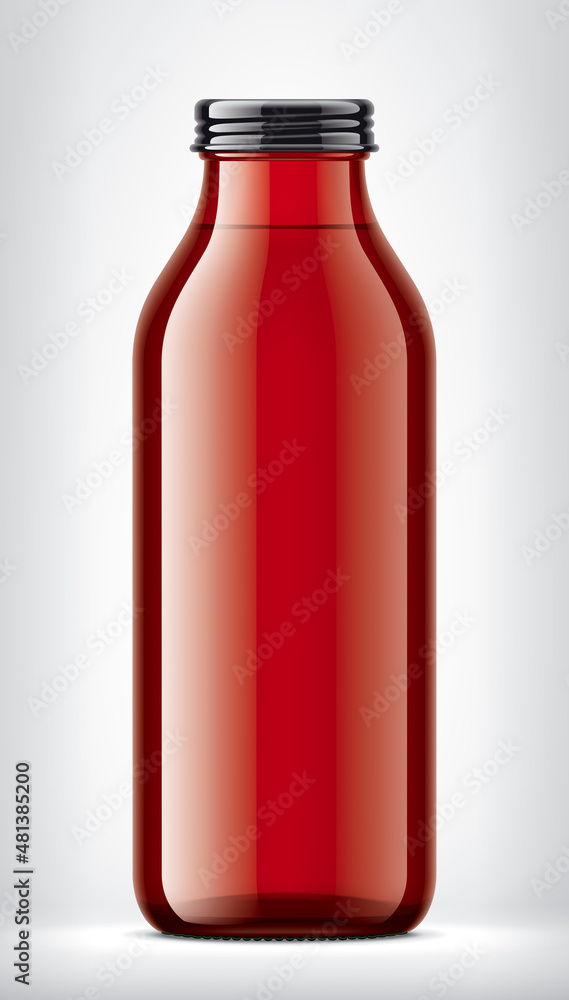 Color Glass Bottle on background. Color Glass Bottle on background.