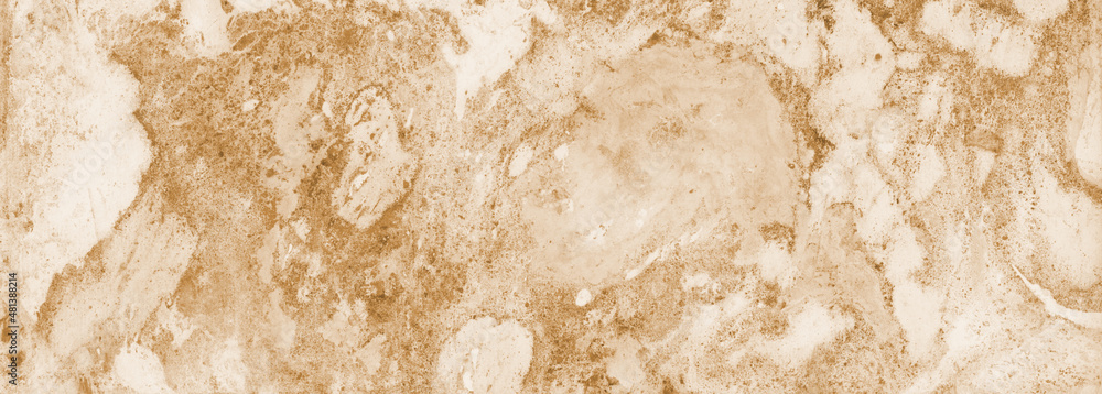Banner of abstract marble texture in earth tones. Abstract watercolor painting. Stone surface. Beige marble background, natural colors. Creative modern template, layout, banner, border. Banner of abstract marble texture in earth tones. Abstract watercolor painting. Stone surface. Beige marble background, natural colors. Creative modern template, layout, banner, border.