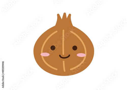 玉ねぎ　キャラクター　線なし
