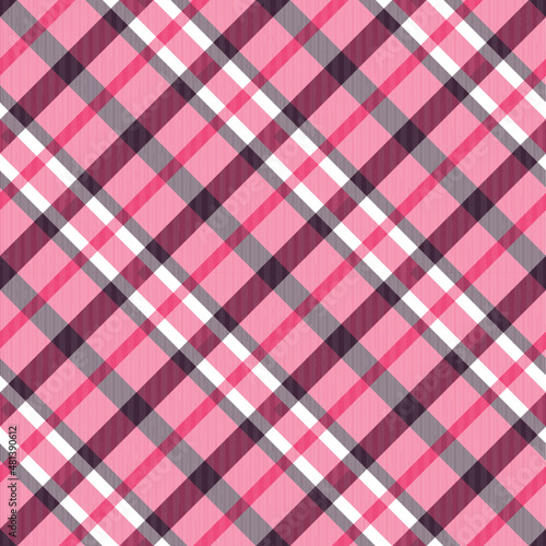 Tartan plaid. Scottish pattern in red, white cage. Scottish cage. Traditional Scottish checkered background. Template for design ornament. Seamless fabric texture ethnic pattern vector illustrations