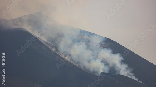 Volcán Cumbre Vieja, La Palma, Santa Cruz de Tenerife, Islas Canarias. photo