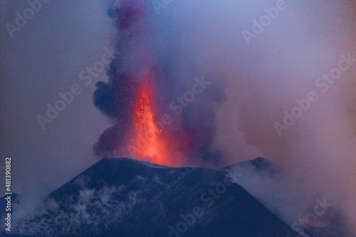 Volcán Cumbre Vieja, La Palma, Santa Cruz de Tenerife, Islas Canarias. photo