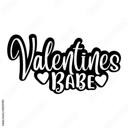 Valentines Babe svg