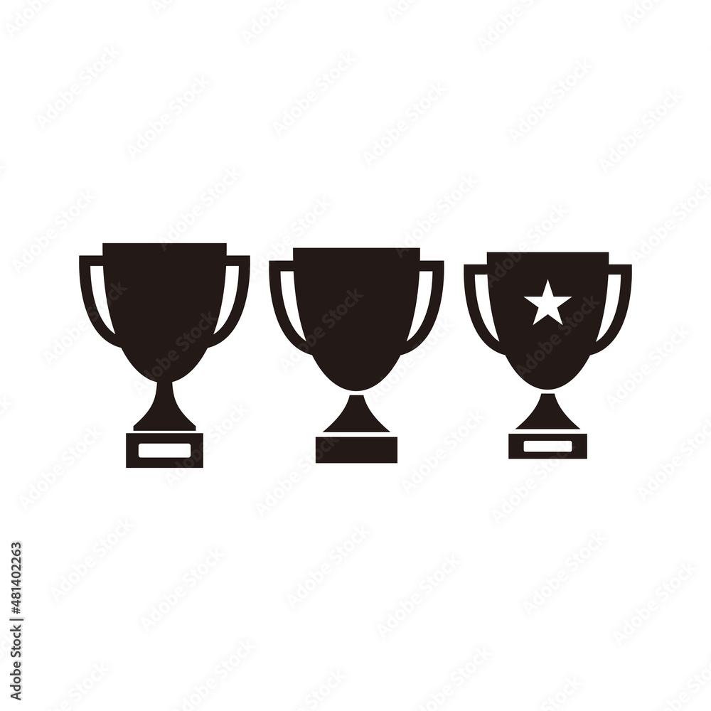 trophy icon set vector symbol illustration trophy icon set vector symbol illustration