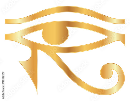 eye of horus symbol of ancient egypt vector illustration