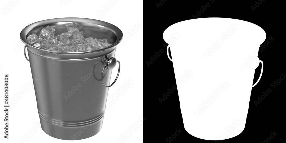 custom made wallpaper toronto digital3D rendering illustration of an ice bucket