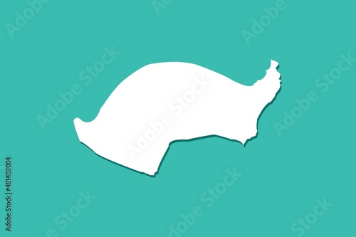 Tonga map vector illustration. Tsunami warning for natural disasters. Tonga Geological Map design. Tonga island map for tourism sector poster, banner,  and t-shirt design.  