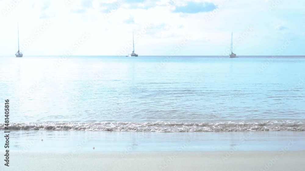 Phuket Sea Beach Thailand, Background sky, bright. 4K Phuket Sea Beach Thailand, Background sky, bright. 4K