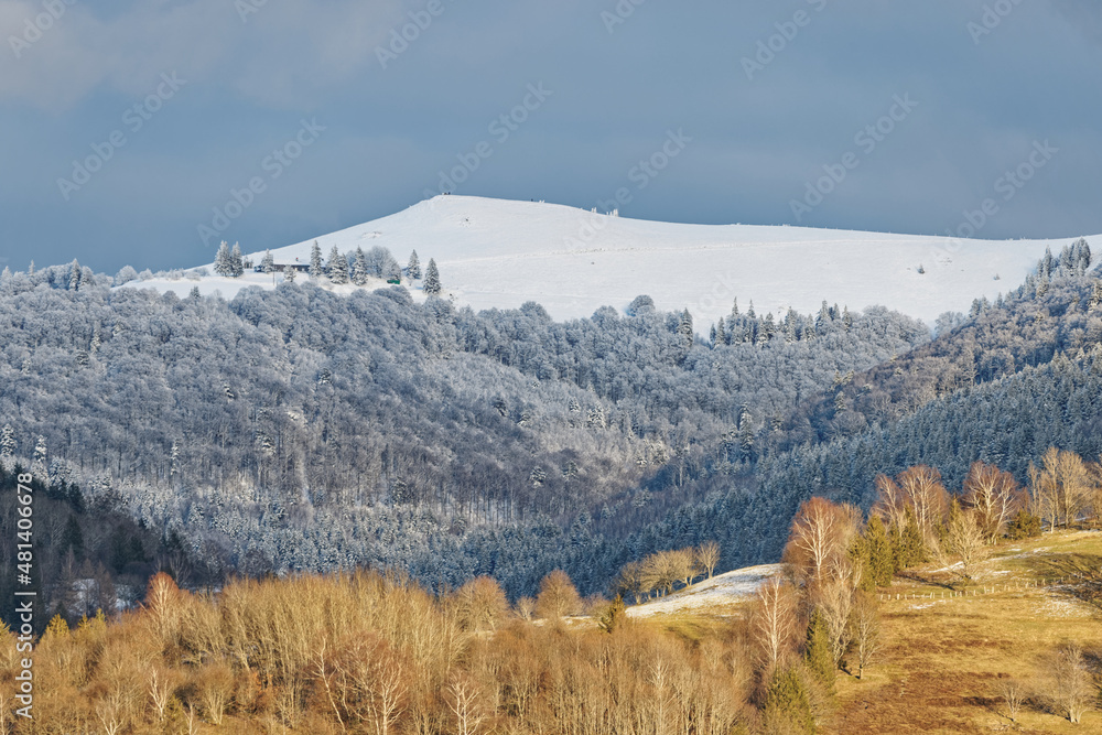 Sommet des Vosges enneigé