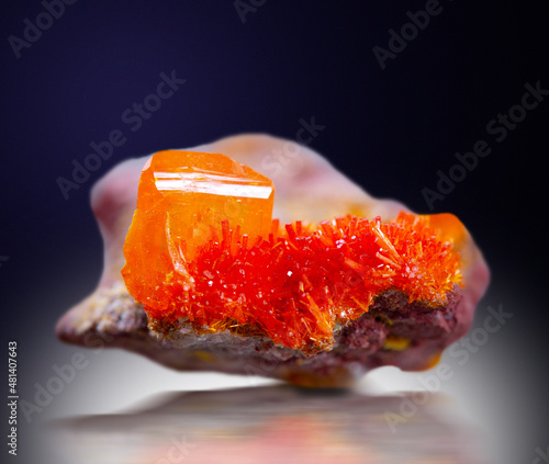 Foto .wulfenite mineral specimen stone rock geology gem crystal