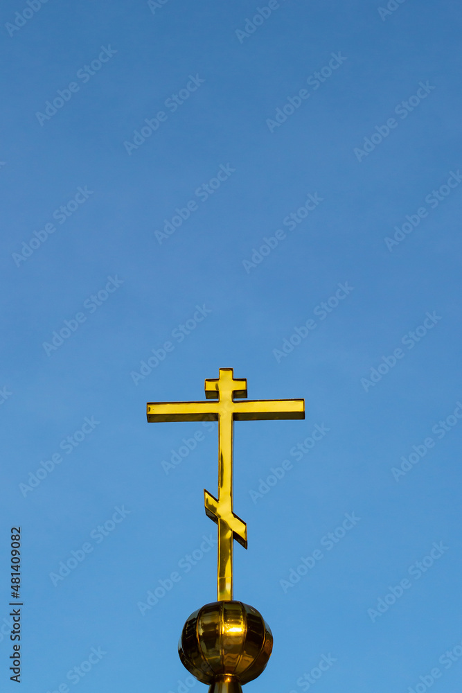 Cross on the Russian Orthodox Church