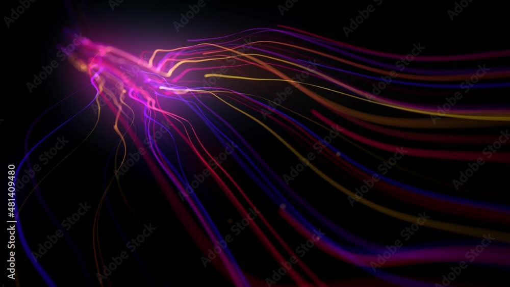 Abstract Glowing 3d Light Strokes Background/ 4k animation of an abstract looped wallpaper background of glowing 3d light strokes with depth of field and following motion path trajectory Abstract Glowing 3d Light Strokes Background/ 4k animation of an abstract looped wallpaper background of glowing 3d light strokes with depth of field and following motion path trajectory