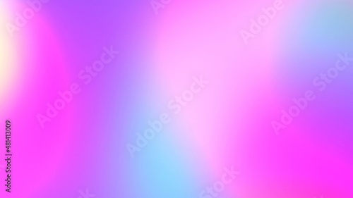 Bild auf Leinwand Holographic pastel gradient