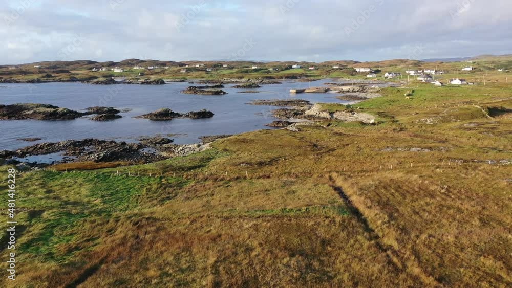 The beautiful Atlantic coast at Rossbeg harbour in County Donegal - Ireland The beautiful Atlantic coast at Rossbeg harbour in County Donegal - Ireland