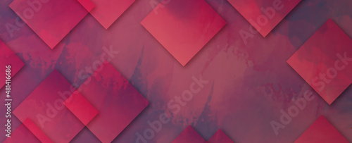 Fototapeta Naklejka Na Ścianę i Meble -  Abstract modern stylist geometric red vector background with space,modern geometrical background with various geometric shapes and for cover,weeding card,web design and any types of decoration.