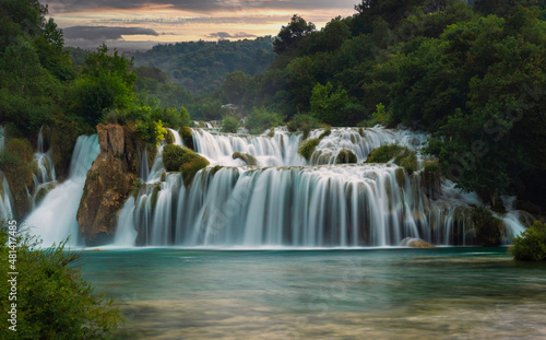 Krka waterfall, croatia.