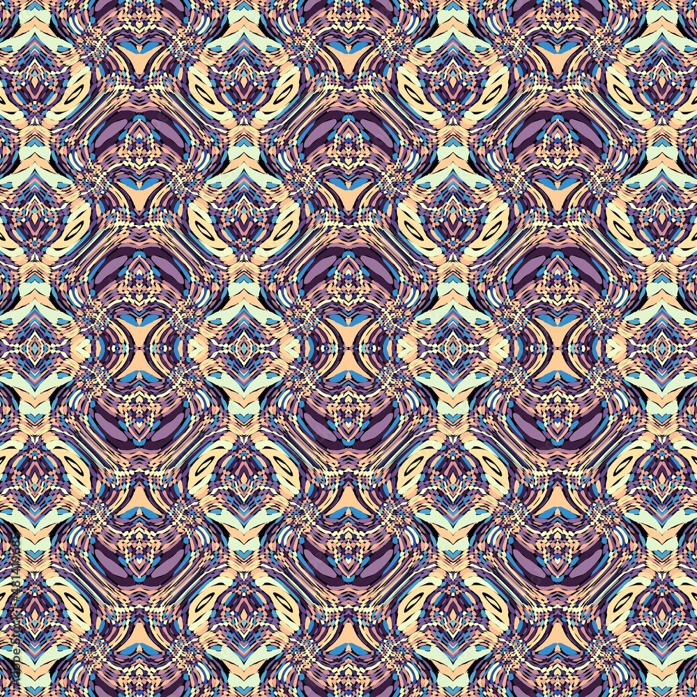 Abstract fractal pattern. Futuristic background.