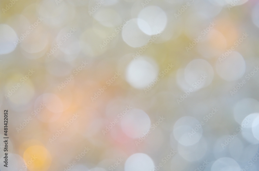 Festive background. Color background with bokeh. Blurred background. Abstraction circles.