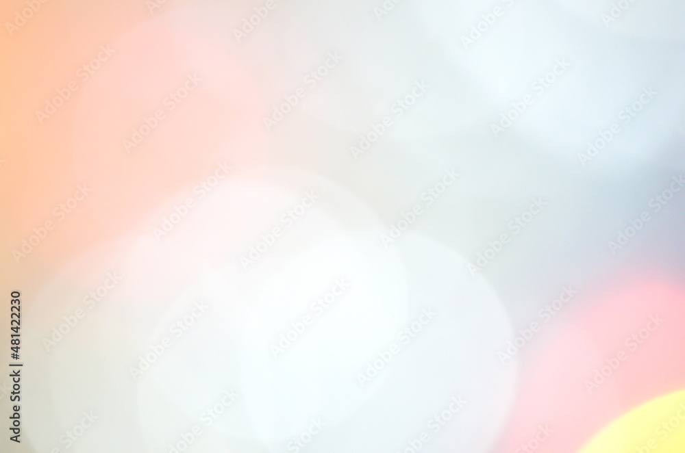 Multicolored background. Bokeh. Abstract template. Colored backdrop. Blurred colors.