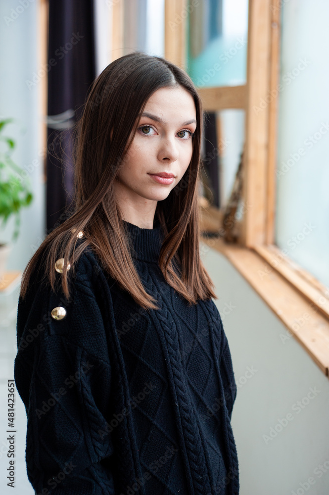 Portrait of beautiful emotional young european woman Portrait of beautiful emotional young european woman