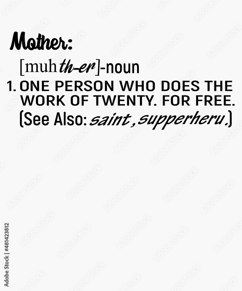 mother (noun)