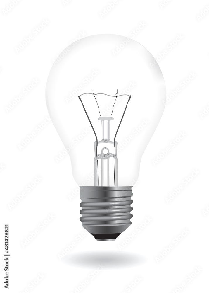 Bulb realistic illustration