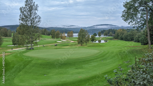 Golf course landscape . Oslo.