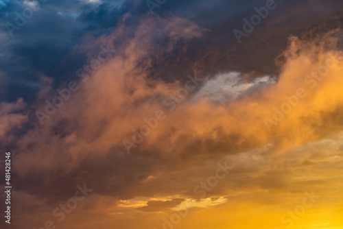 Fototapeta Naklejka Na Ścianę i Meble -  Heavy Clouds at Sunrise in Shenandoah National Park