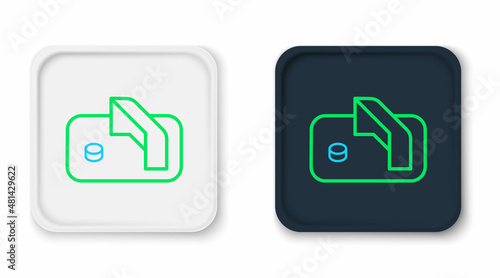 Line Ice hockey goal with net for goalkeeper icon isolated on white background. Colorful outline concept. Vector Free Download Line Ice hockey goal with net for goalkeeper icon isolated on white background. Colorful outline concept. Vector - GFXLoad