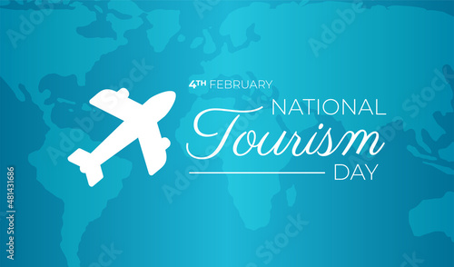 National Tourism Day Background Illustration Banner