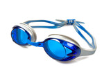 swimming glasses isolated on white backrgound