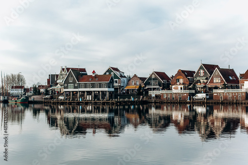houses on the river , holland © julia