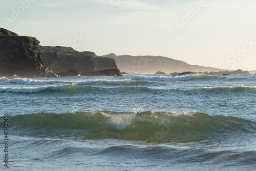 Waves at Das Furnas Beach. Vila Nova de Milfontes photo