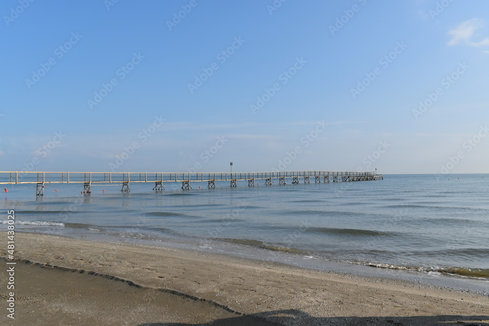 pier on the beach Rimini