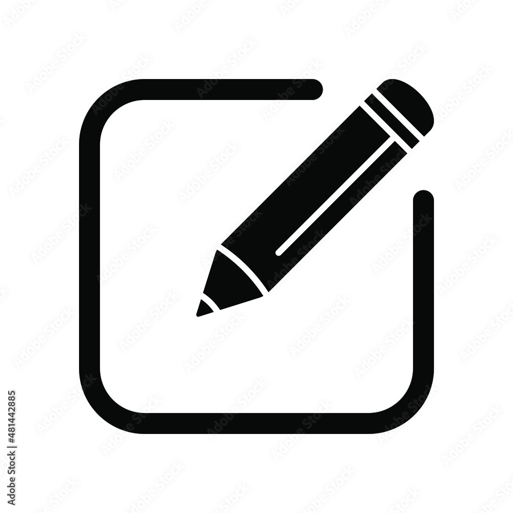 Edit icon symbol vector. Edit text icon. Edit icon symbol vector. Edit text icon.