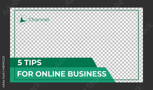Editable Creative corporate social media web banner and youtube thumbnail template | Youtube live stream video thumbnail for marketing agency | video thumbnail | Youtube thumbnail