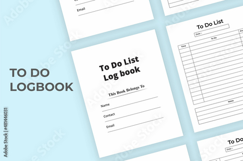 To-do list KDP interior. To-do list notebook and Task tracker. KDP interior work list log book. To do task journal. Daily work planner. Time management notebook. KDP interior log book.